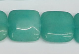 CCN3807 15.5 inches 20*20mm square candy jade beads wholesale