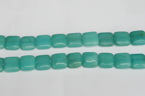 CCN3807 15.5 inches 20*20mm square candy jade beads wholesale