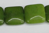 CCN3808 15.5 inches 20*20mm square candy jade beads wholesale