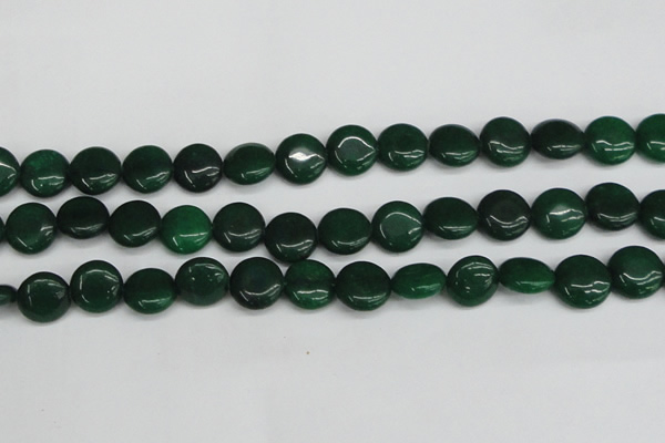 CCN3824 15.5 inches 14mm flat round candy jade beads wholesale