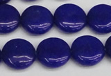 CCN3826 15.5 inches 14mm flat round candy jade beads wholesale