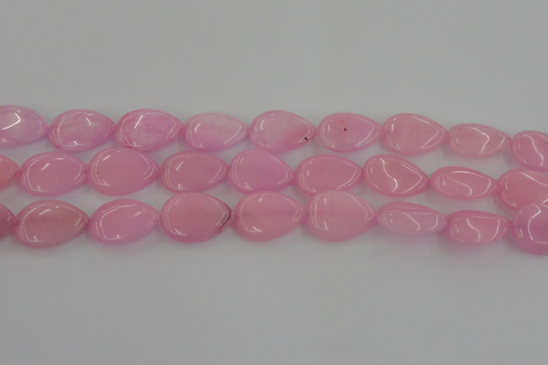 CCN3890 15.5 inches 18*25mm flat teardrop candy jade beads