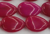 CCN3892 15.5 inches 18*25mm flat teardrop candy jade beads