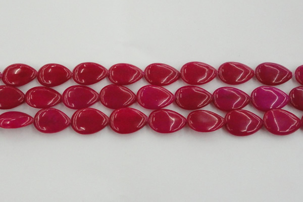 CCN3892 15.5 inches 18*25mm flat teardrop candy jade beads