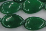 CCN3899 15.5 inches 18*25mm flat teardrop candy jade beads