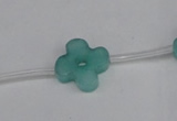 CCN3948 15.5 inches 15mm carved flower candy jade beads wholesale