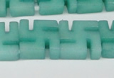 CCN3961 15.5 inches 20*20mm svastika candy jade beads wholesale