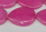 CCN3972 15.5 inches 30*40mm flat teardrop candy jade beads