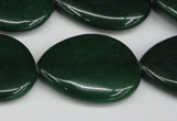 CCN3980 15.5 inches 30*40mm flat teardrop candy jade beads