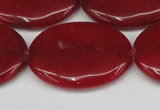 CCN3989 15.5 inches 30*40mm oval candy jade beads wholesale