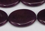 CCN3992 15.5 inches 30*40mm oval candy jade beads wholesale