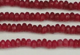 CCN4102 15.5 inches 2*4mm faceted rondelle candy jade beads