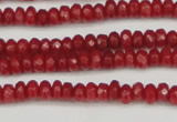 CCN4103 15.5 inches 2*4mm faceted rondelle candy jade beads