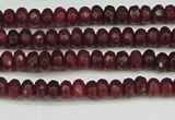 CCN4104 15.5 inches 2*4mm faceted rondelle candy jade beads