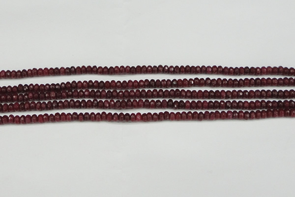 CCN4104 15.5 inches 2*4mm faceted rondelle candy jade beads