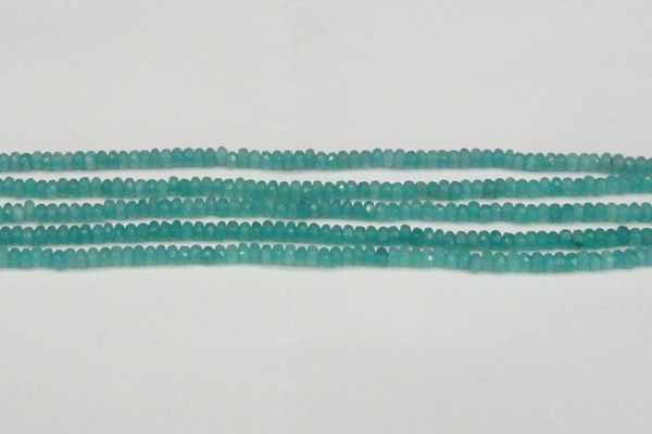 CCN4106 15.5 inches 2*4mm faceted rondelle candy jade beads