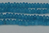 CCN4107 15.5 inches 2*4mm faceted rondelle candy jade beads