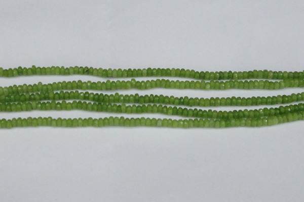 CCN4108 15.5 inches 2*4mm faceted rondelle candy jade beads