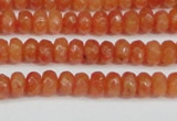 CCN4121 15.5 inches 4*6mm faceted rondelle candy jade beads