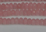 CCN4122 15.5 inches 4*6mm faceted rondelle candy jade beads