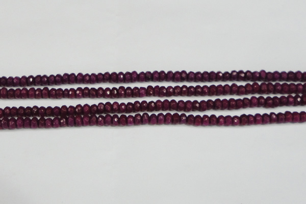 CCN4130 15.5 inches 4*6mm faceted rondelle candy jade beads