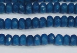 CCN4134 15.5 inches 4*6mm faceted rondelle candy jade beads