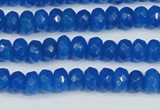 CCN4135 15.5 inches 4*6mm faceted rondelle candy jade beads