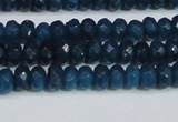 CCN4136 15.5 inches 4*6mm faceted rondelle candy jade beads