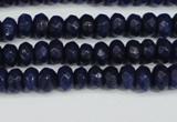 CCN4143 15.5 inches 4*6mm faceted rondelle candy jade beads