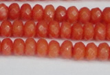 CCN4153 15.5 inches 5*8mm faceted rondelle candy jade beads