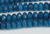 CCN4166 15.5 inches 5*8mm faceted rondelle candy jade beads