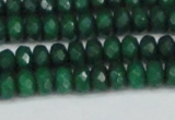 CCN4170 15.5 inches 5*8mm faceted rondelle candy jade beads