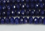 CCN4172 15.5 inches 5*8mm faceted rondelle candy jade beads