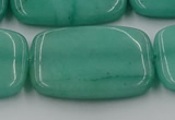 CCN4207 15.5 inches 30*40mm rectangle candy jade beads wholesale