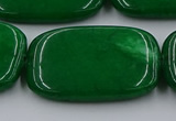 CCN4212 15.5 inches 30*40mm rectangle candy jade beads wholesale