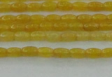 CCN4511 15.5 inches 3*5mm rice candy jade beads wholesale