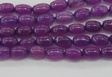 CCN4519 15.5 inches 4*6mm rice candy jade beads wholesale