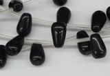 CCN458 15.5 inches Top-drilled 8*12mm teardrop candy jade beads