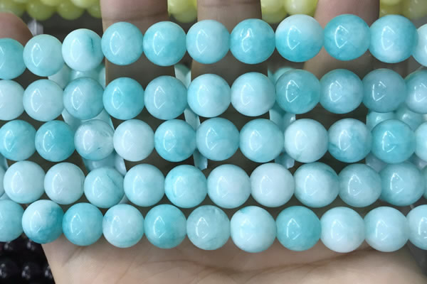 CCN5005 15.5 inches 8mm & 10mm round candy jade beads wholesale