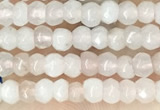 CCN5101 15 inches 3*4mm faceted rondelle candy jade beads