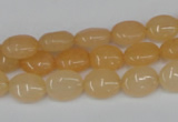 CCN515 15.5 inches 8*10mm oval candy jade beads wholesale