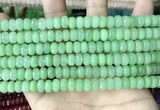 CCN5157 15 inches 5*8mm faceted rondelle candy jade beads