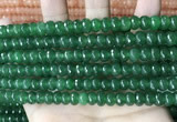 CCN5159 15 inches 5*8mm faceted rondelle candy jade beads