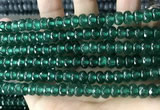 CCN5160 15 inches 5*8mm faceted rondelle candy jade beads