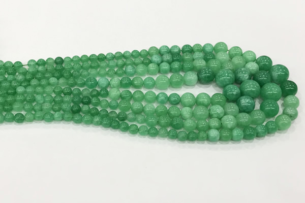 CCN5199 6mm - 14mm round candy jade graduated beads