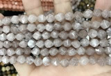 CCN5250 15 inches 8mm faceted nuggets candy jade beads