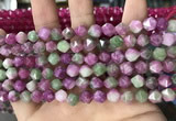 CCN5262 15 inches 8mm faceted nuggets candy jade beads