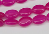 CCN527 15.5 inches 10*14mm oval candy jade beads wholesale