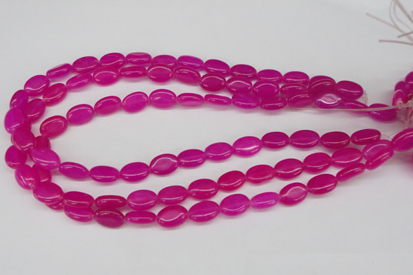 CCN527 15.5 inches 10*14mm oval candy jade beads wholesale