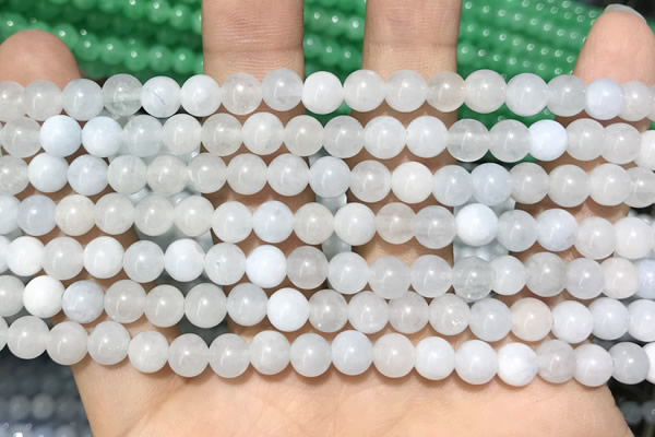 CCN5271 15 inches 6mm round candy jade beads Wholesale